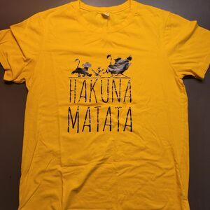 Disney Lion King Hakuna Matata T-shirt Youth Large Preowned VGC